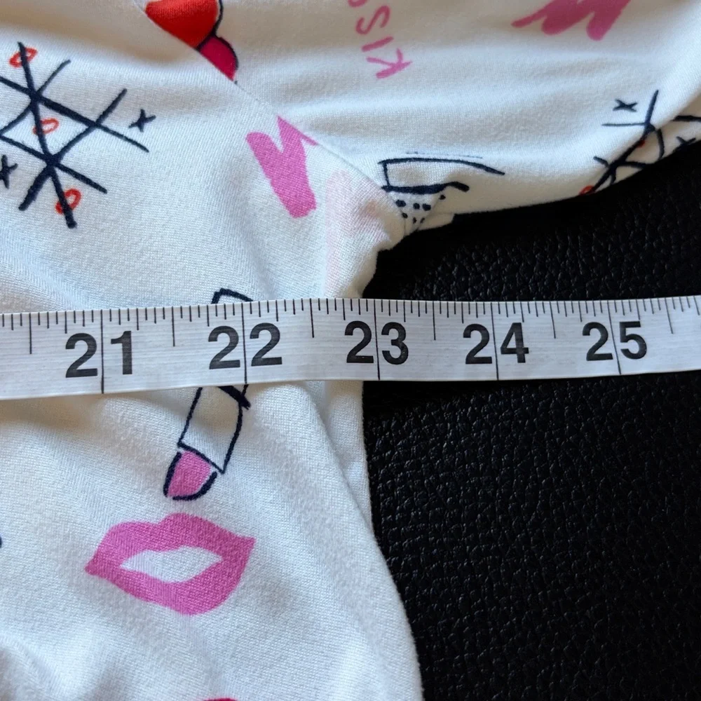 Kate Spade With Love Long PJ Set Pajamas Long Sleeve Long Pant Sz L - Picture 11 of 14